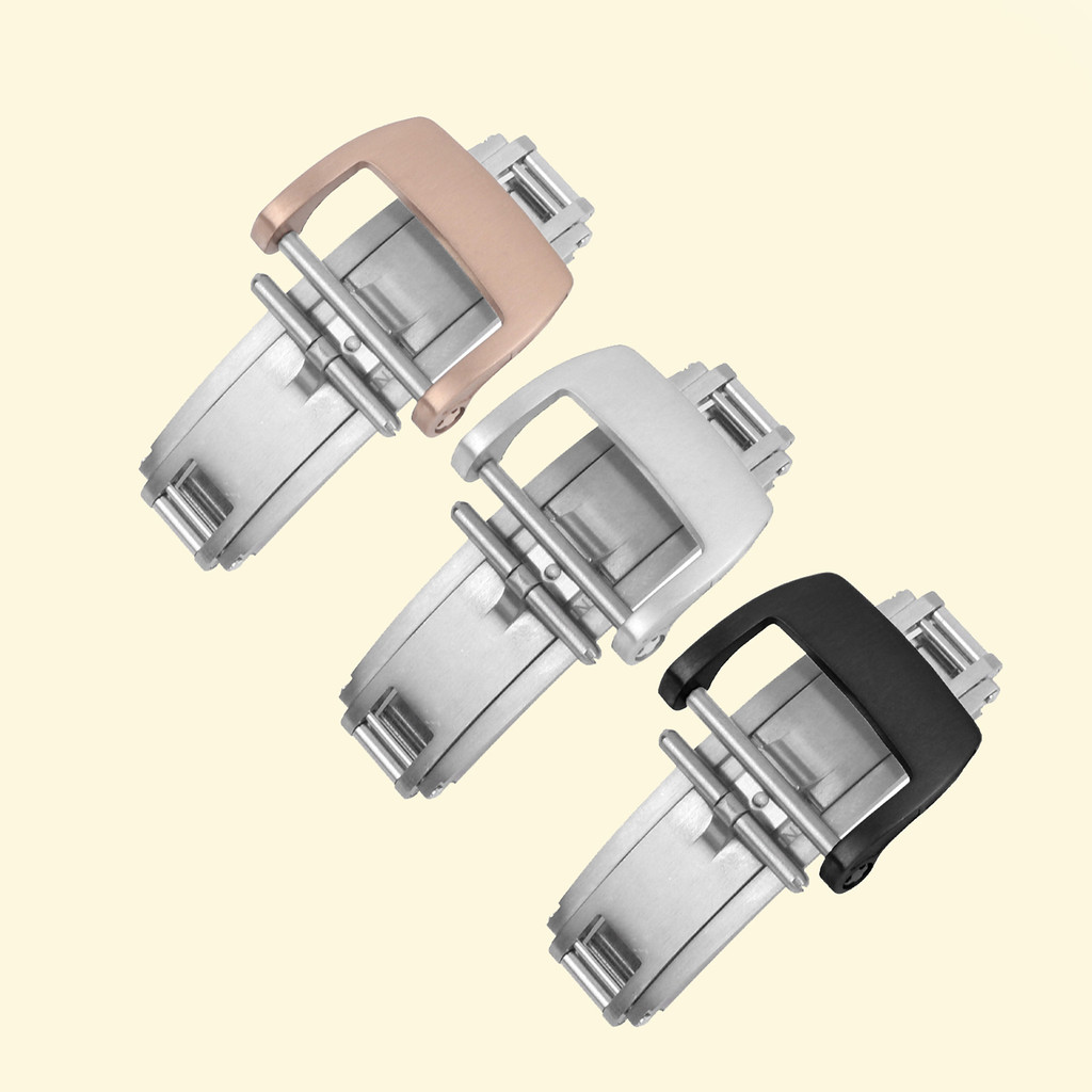 Small Hole Watchband Fold Buckle Titanium Alloy Stainless Steel Clasp 18mm For Richard Watch Mille S