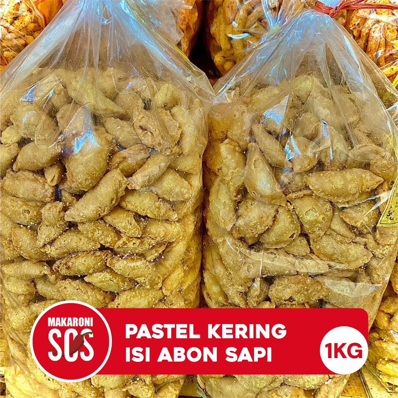 Pastel Kering Isi Abon Sapi 1KG Pastel Renyah Gurih Isi Abon Terenak