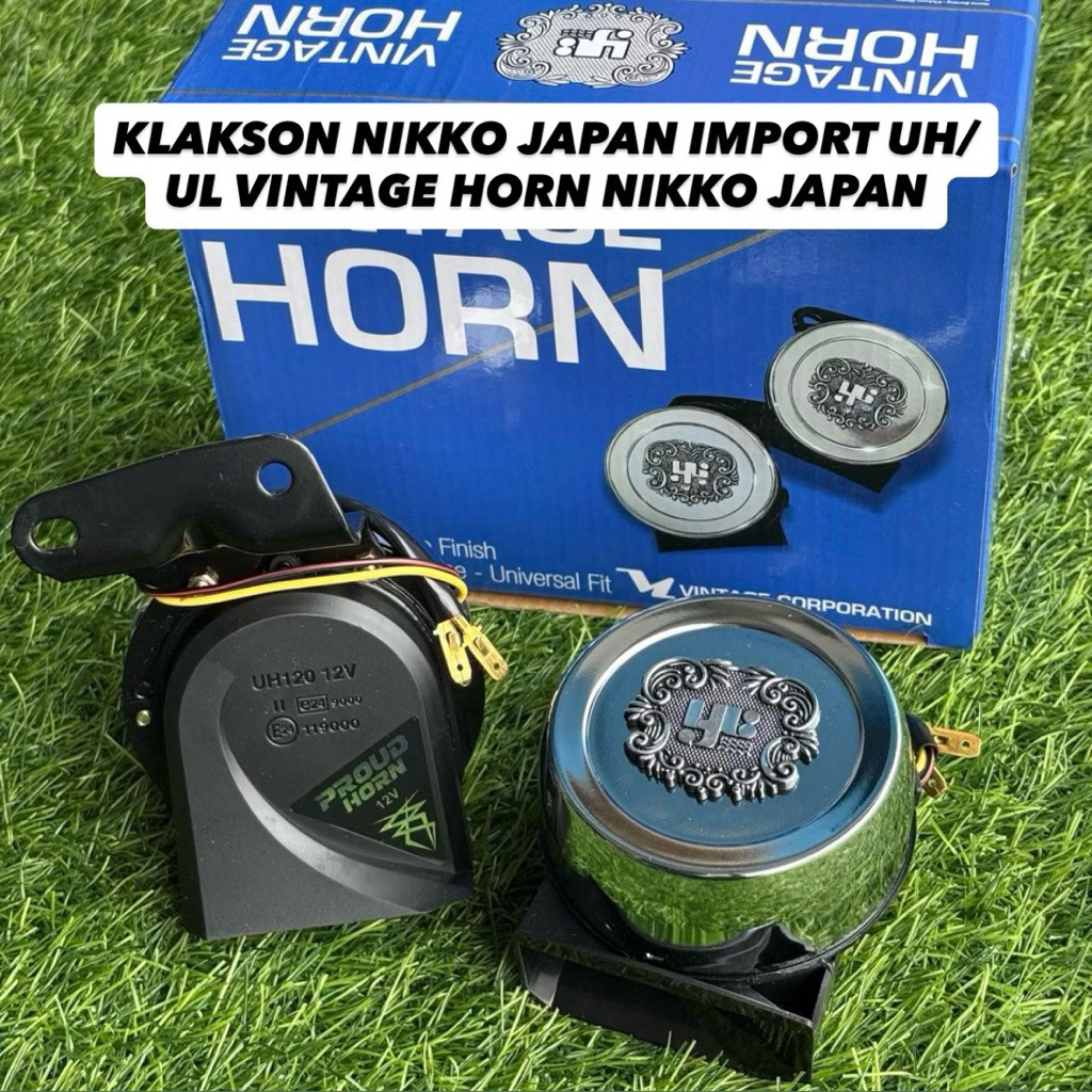 KLAKSON NIKKO JAPAN HORN NIKKO JAPAN DETAIL ORIGINAL KLAKSON  IMPORT BEL CB GL BELL GL100 IMPPORT