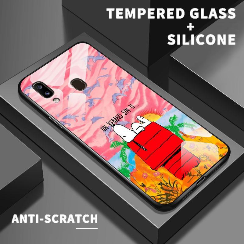 Casing For Samsung A20 A20s A21s A22 4G A22s A23 5G A24 A25 Case HD Glass Silikon Back Cantik Imut C