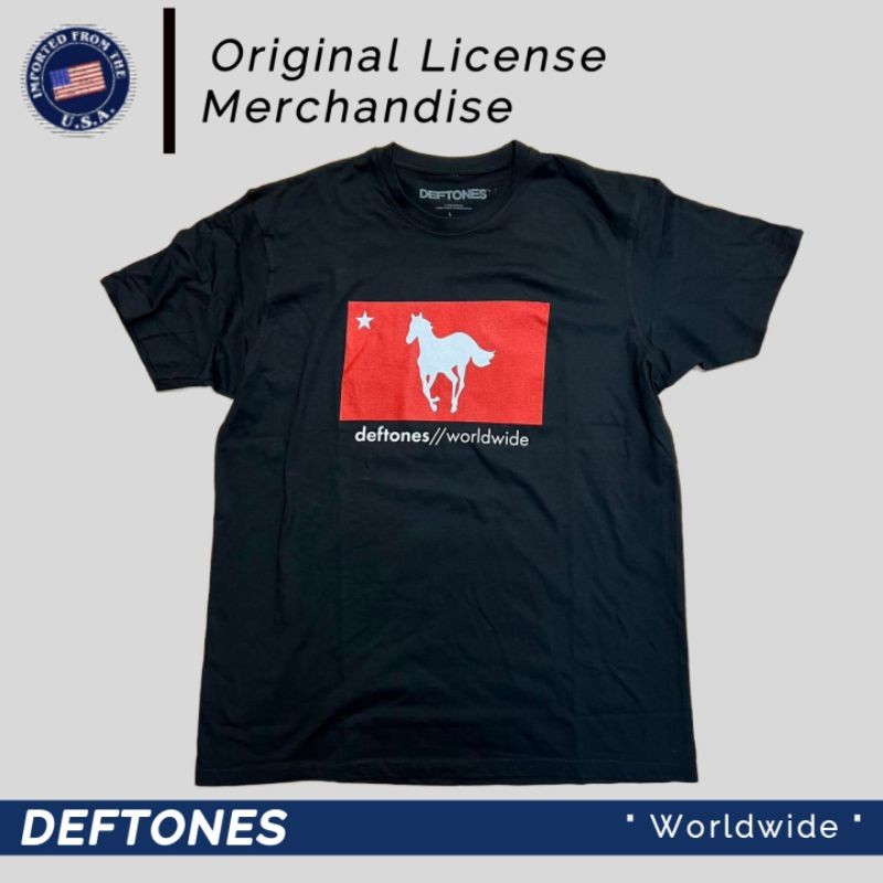 (COD) T shirt Kaos band Music Original Deftones Deftonese Officially Licensed