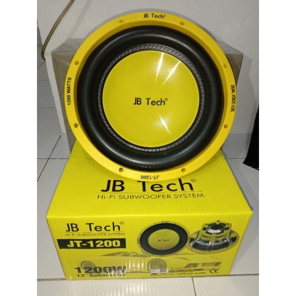 Subwoofer JB TECH JT - 1200 Double Coil 12Inch