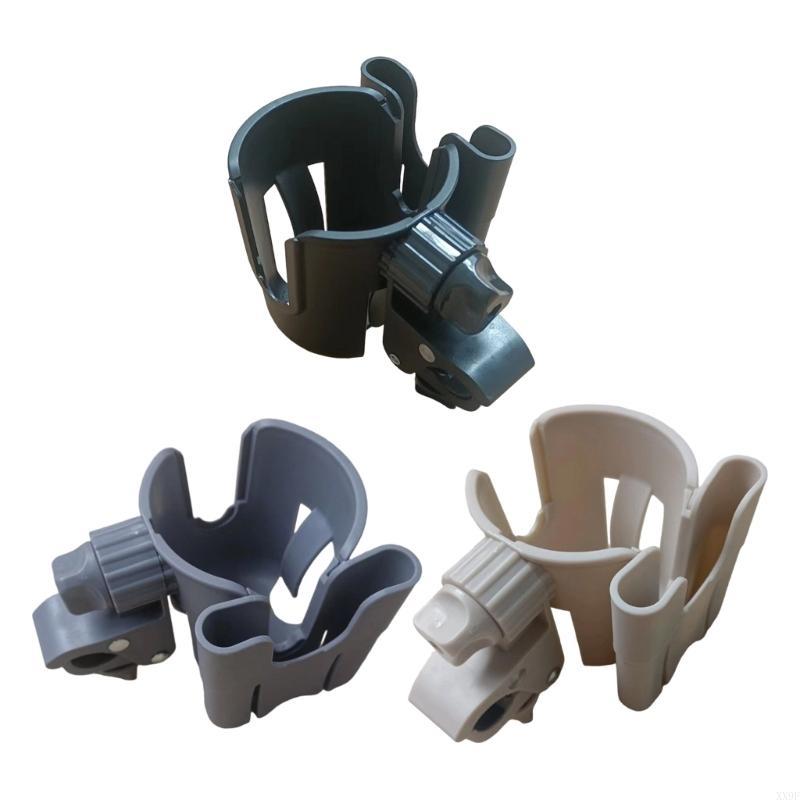2 in 1 Baby Strollers Cup Holder Phone Mount Slot Feature 360 Degree Rotation Convenient Clamp for O