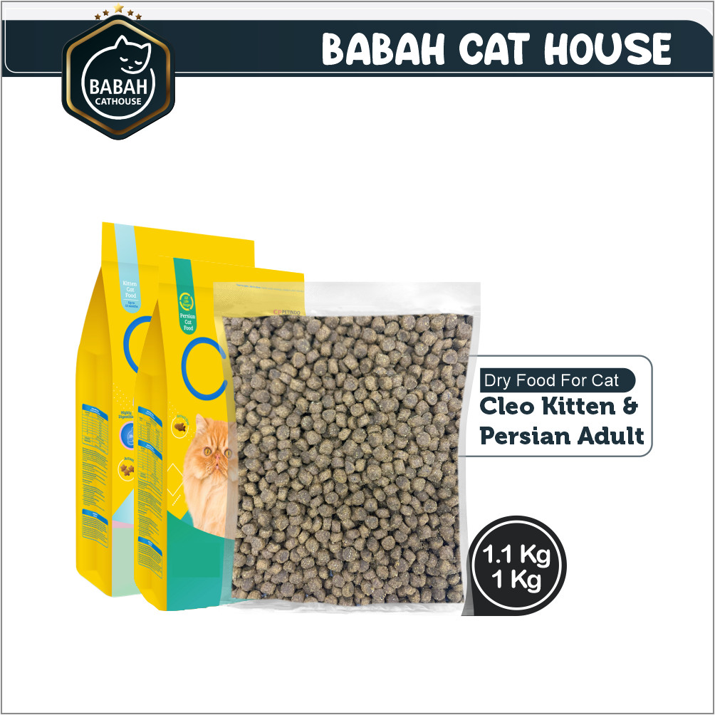 1,1kg CLEO KITTEN & PERSIAN ADULT makanan anak kucing ocean fish persia dewasa chicken meo gold hair