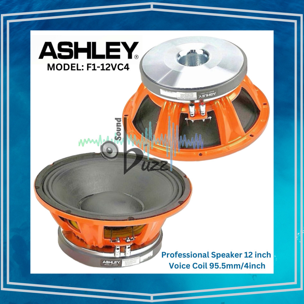Speaker ASHLEY F1-12VC4 Professional Speaker 12 inch ASHLEY F112vc4 ASHLEY F1 12VC4
