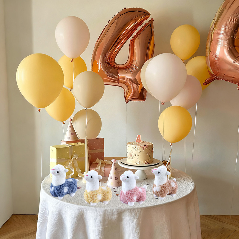 1248Pcs Mini Alpaca Plush Keychain Llama Stuffed Animal Multicolor Alpaca Keyring For Birthday Party