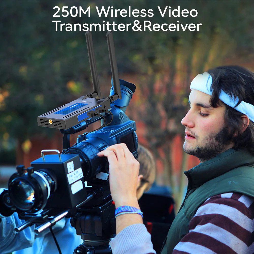 4K 200m 58GHz Wireless HDMI Transmitter Receiver Extender 1 TX4 RX Auo Video Extender Kit with IR HD