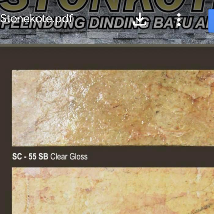 CAT PELAPIS BATU ALAM STONKOTE PROPAN 1L / CLEAR GLOSS/ BLACK GLOSS - CLEAR GLOSS