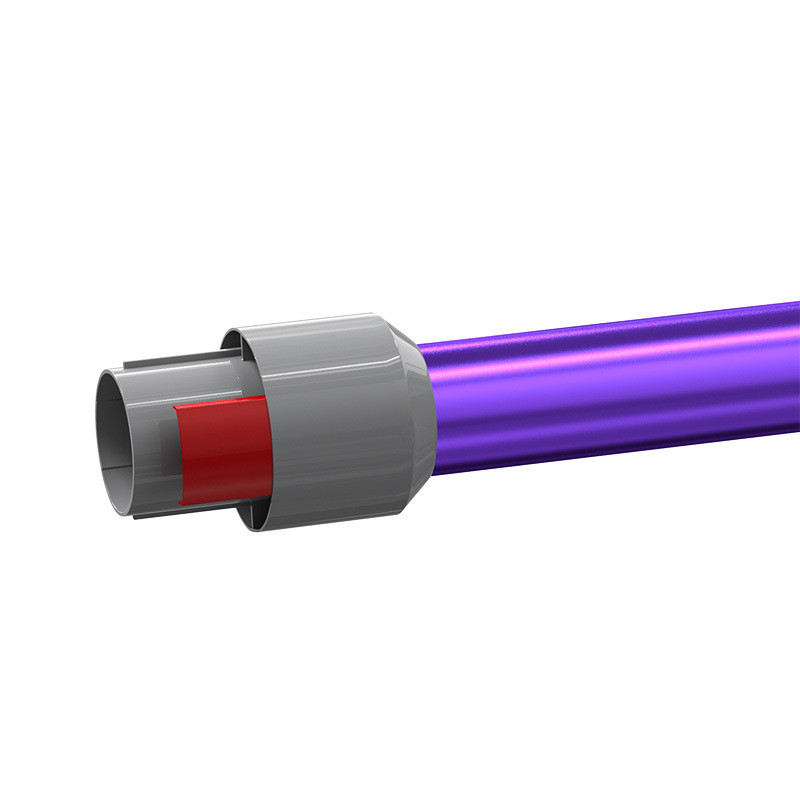 Telescopic Extension Rod for Dyson V6 Straight Pipe Metal Extension Bar Handheld Wand Tube Purple