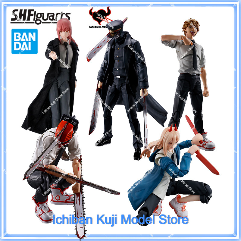 100%Original In Stock  S.H.Figuarts SHF Makima Denji Power aaw Man SAMURAI SWORD Action Figure PVC C