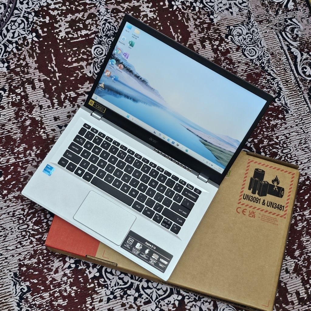 Laptop Acer Aspire 314-36M Intel Core i3-N305 RAM 8GB SSD 512GB Windows 11 Generasi terbaru Masih Se