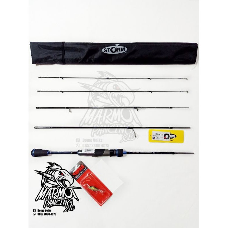 ROD JORAN SPINNING UL STORM ISPULL TRAVEL ROD ITR634UL ITR V2