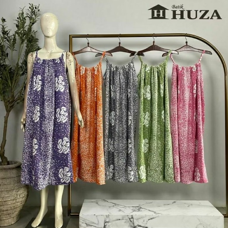 Huza Daster Gantung Jumbo Batik Shantung Ld124 Pb118