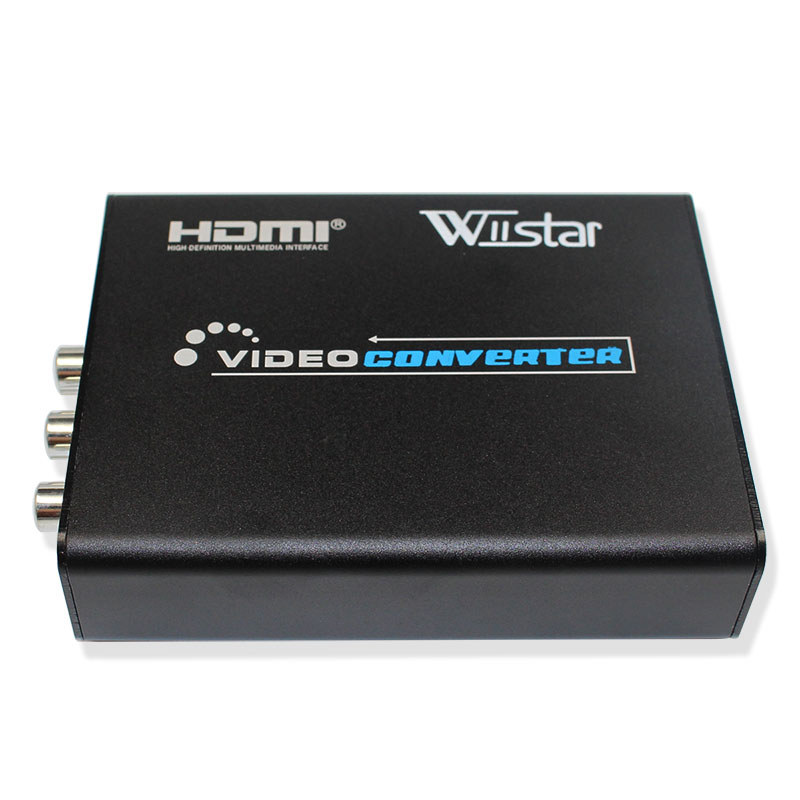 Wiistar HDMI TO AV S-Video CVBS Converter Audio HDMI to S VIDEO+ Composite S VIDEO Switcher Adapter 