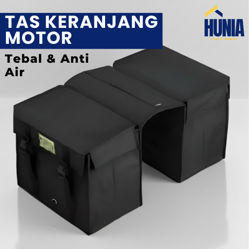 Tas Kurir Motor Tebal Anti Air Tas Obrok Motor Tas Samping Motor Belakang Side Bag Motor Tas Bronjon