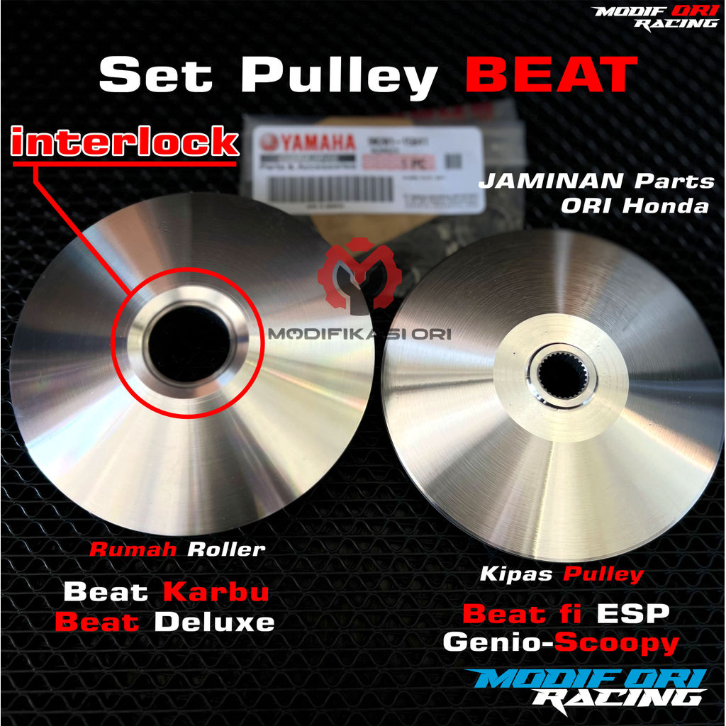 NEW BEAT - RUMAH ROLLER BEAT FI RACING - PULLEY RACING RUMAH ROLLER BEAT ESP SCOOPY ESP RUMAH ROLLER