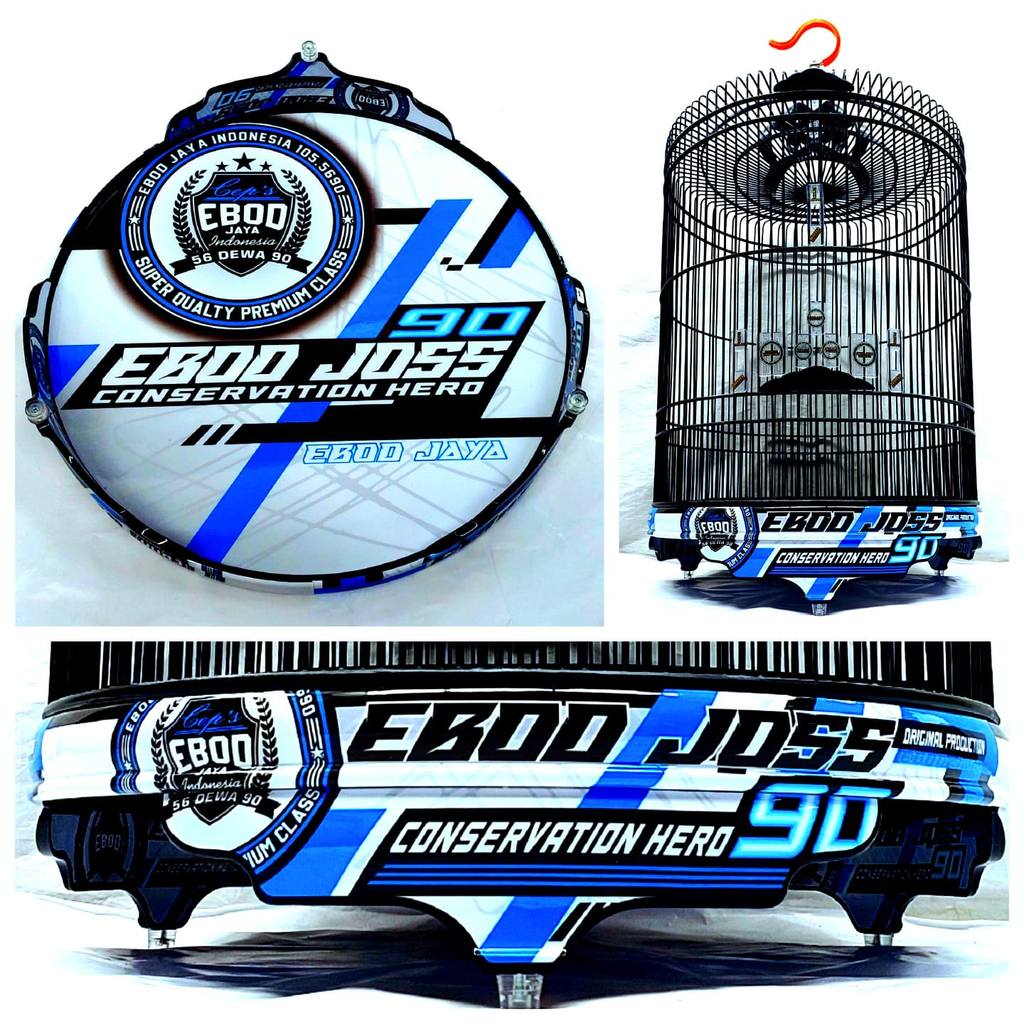 Sangkar Murai Ebod Jaya PVC Water Decal No 2 Fullset Ebod joss