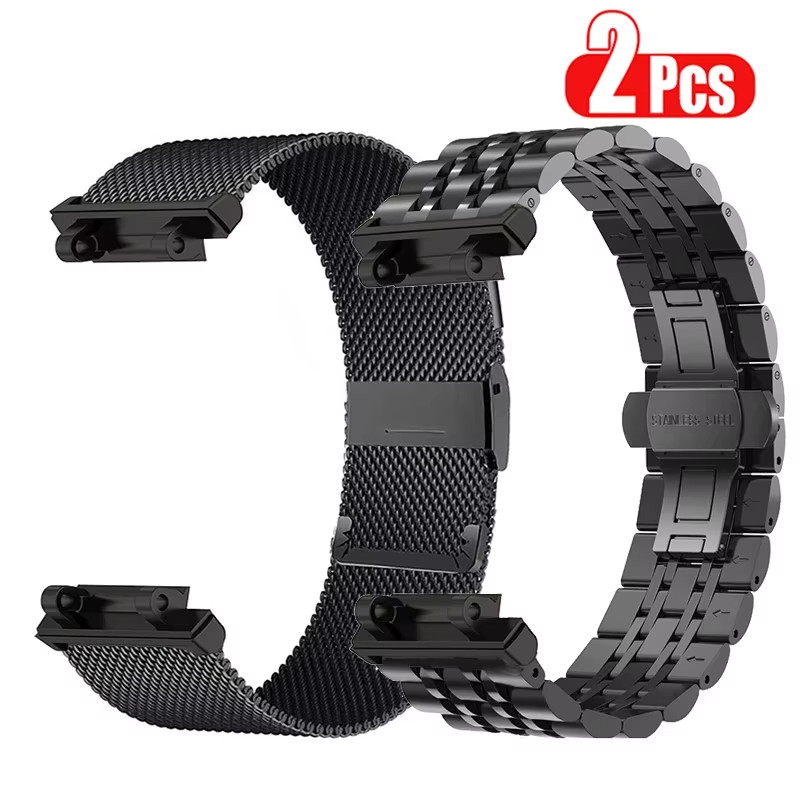 For Amazfit T REX 2 Stainless Steel Watchband For Amazfit T Rex Pro/T-Rex Metal Bracelet Amazfit T-R