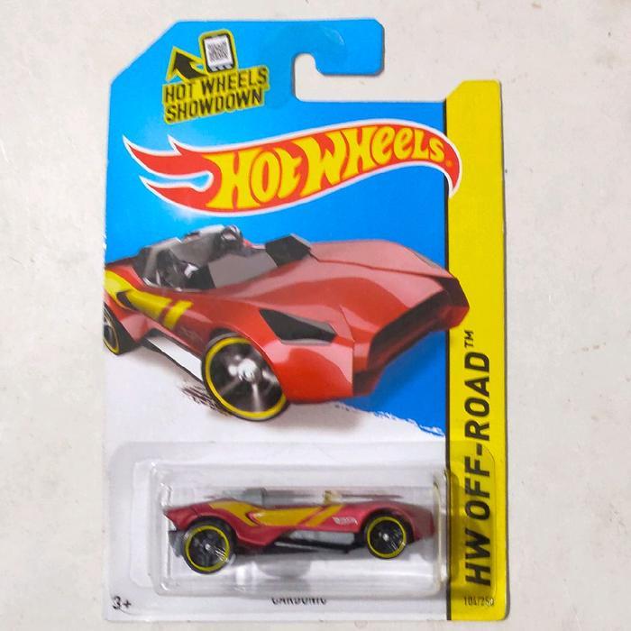 Mainan Hot Wheels Carbonic merah emas 2014 HW Off Road