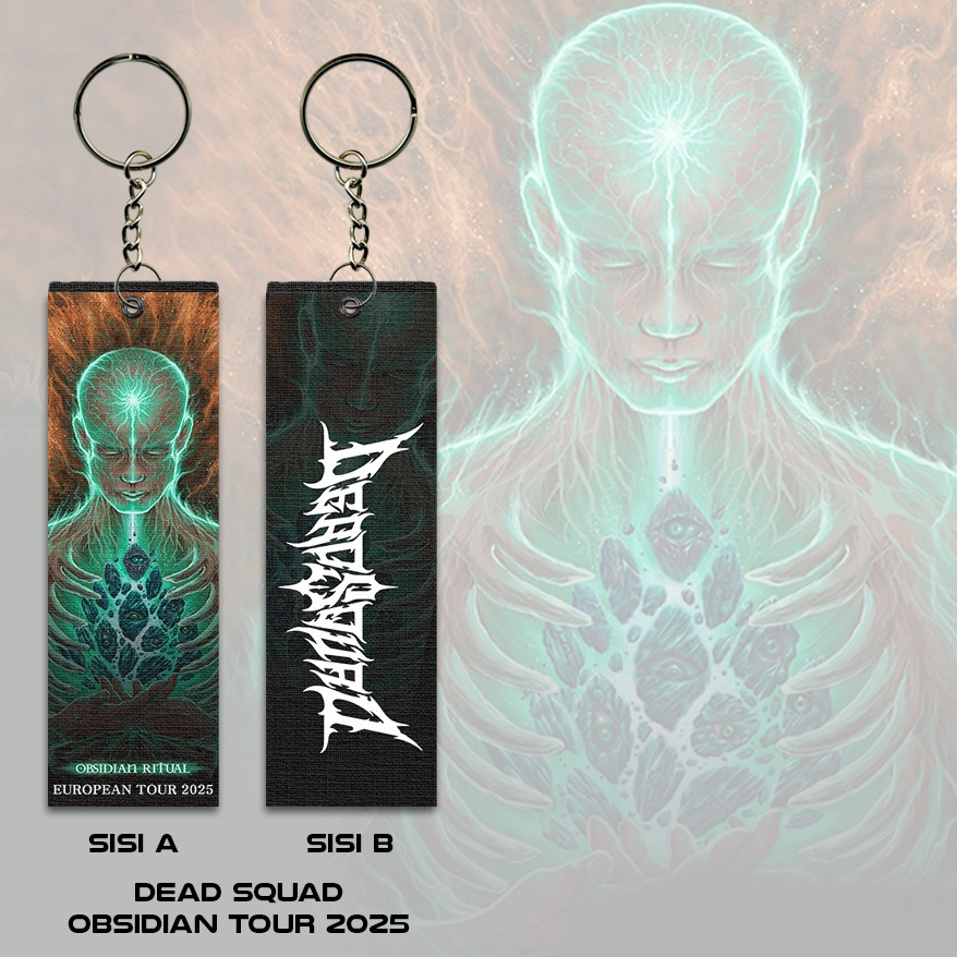 gantungan kunci DEADSQUAD -Obsidian tour 2025 - deadsquad merch