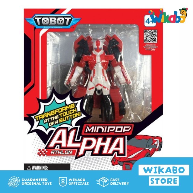 TOBOT Athlon Mini Alpha Figure Transforming, mainan robot