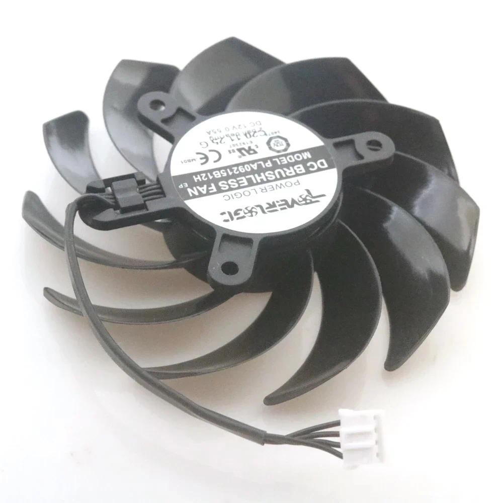 PLA09215B12H DC12V 0.55A 88x88x10mm 4Pin 4Wire For MSI RX6400 4GB AERO ITX Graphics Card VGA Cooler 