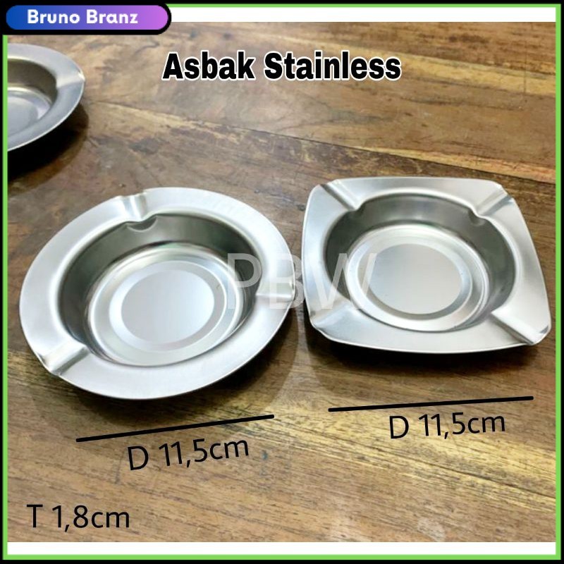 PROMO MURAH Asbak Rokok Stainless