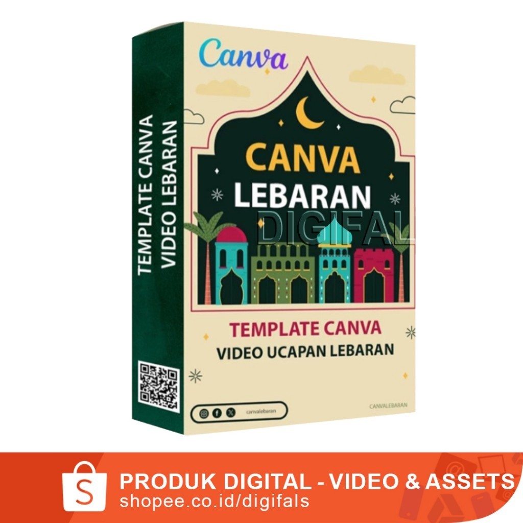Template Canva Video Ucapan Islami - (Islam, Lebaran, Idul Adha, Idul Fitri, Ramadhan, Puasa, Muslim