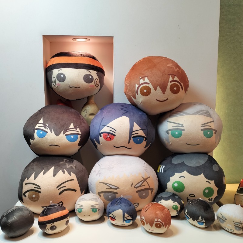 Anime Katekyo Hitman Reborn Cosplay Rokudou mukuro Hibari Kyoya Figure Cotton Soft Plush Stuffed Dol