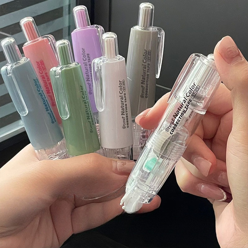 Natural Color Series Tip X kertas Mini Portable Correction Tape Kertas Roller Praktis