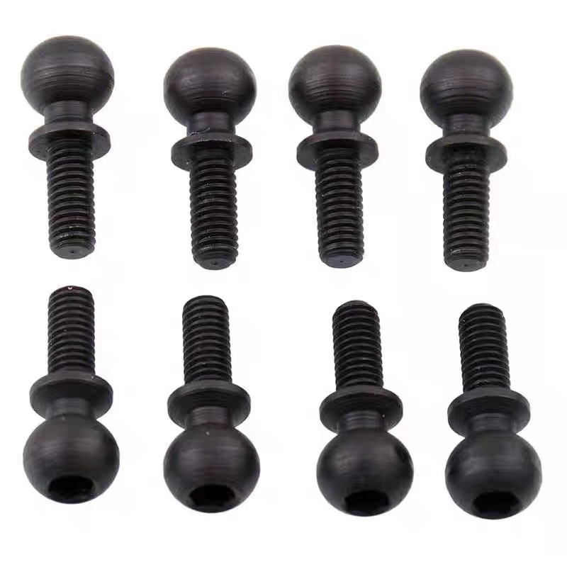 8pcs H98052 Metal Ball Head Screws 8P Fit for HongNor HNR 1/10 Monster Truck H9801