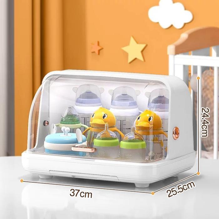 Muzy Tempat Penyimpanan Gelas Piring Makan Rak Pengering Alat Makan Dengan Penutup Anti Debu Serangg