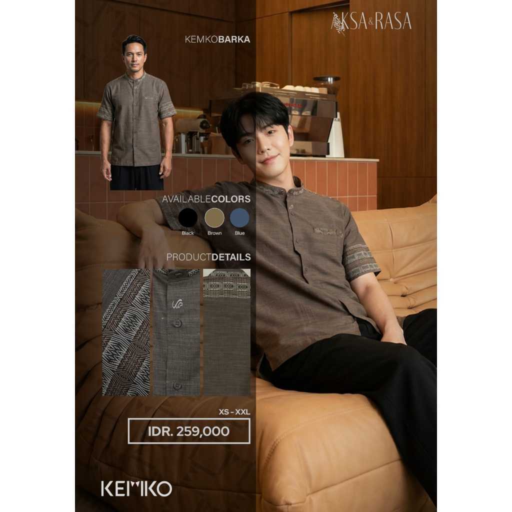 Rabbani Ori - BAJU KOKO KEMKO MOTIF BARKA PDK RABBANI ORI