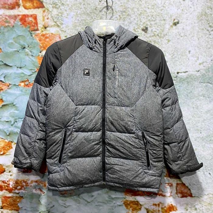 jacket outdoor FILA bulu angsa gelembung  size 145