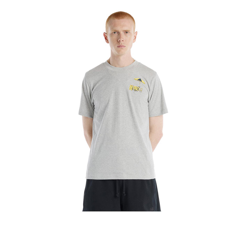 New Balance Pop Stand Men's Tshirt - Grey