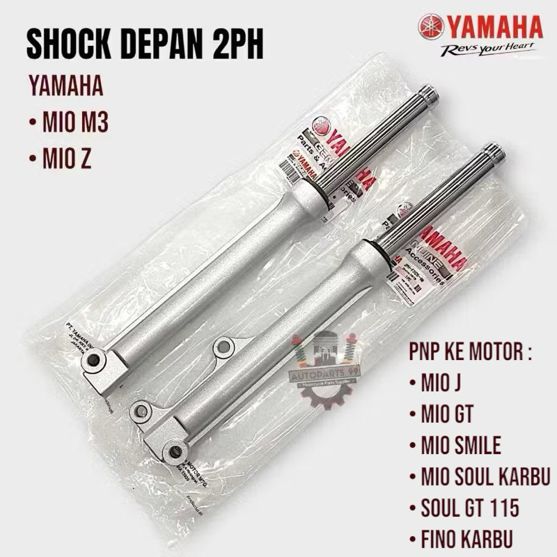 BJM - Shock Depan Yamaha Mio M3 Mio Z Original As Shock Depan + Tabung Mio Shock Depan 2PH