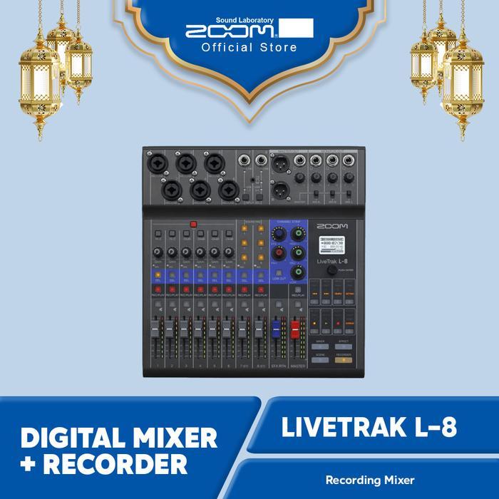 Zoom LiveTrak L-8 Recording Mixer