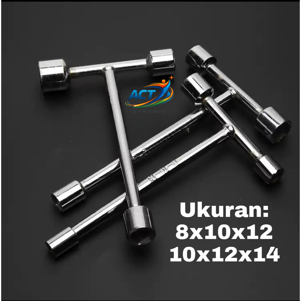 Kunci Sok T 3 Way Shock Sock Chrome Vanadium