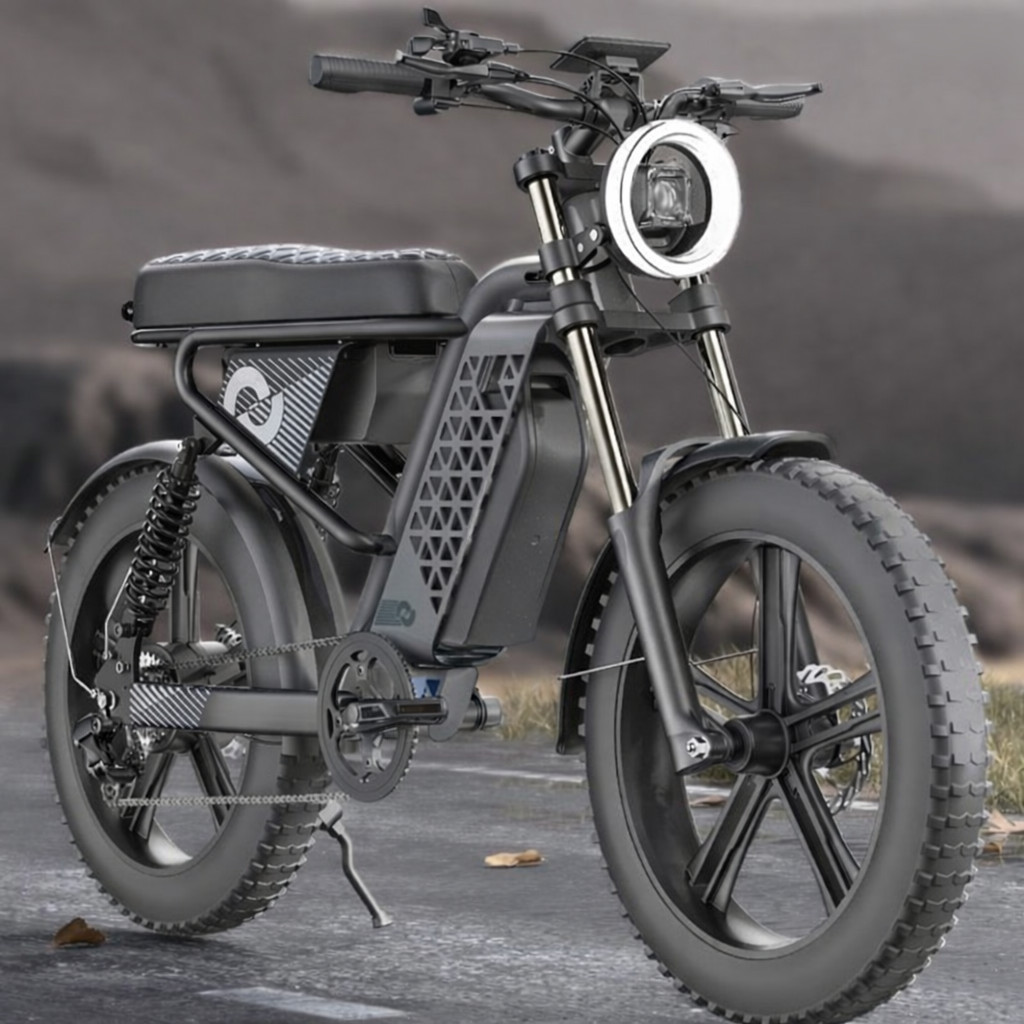 Sepeda Listrik Fat Bike 20 Inch Brushless Dual 48V 15Ah 750W