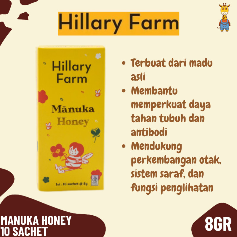Hillary Farm Manuka Honey 10 Sachet - Madu Manuka New Zealand