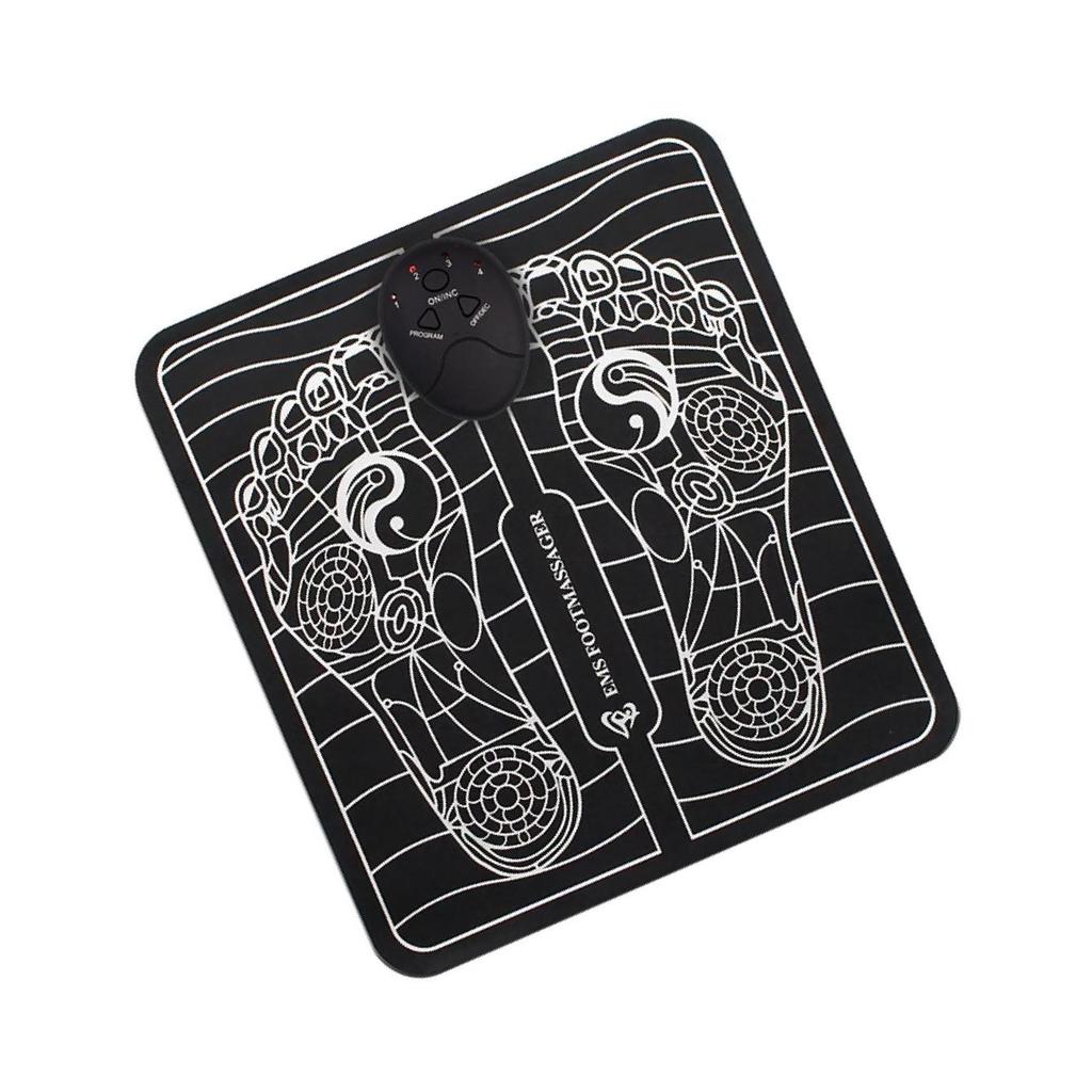 Electric Foot Massager Mat Pad Foot Stimulator Remote Control A