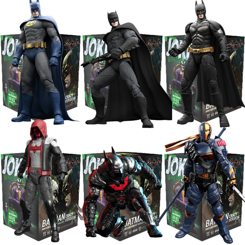 Original Batman Arkham Knight JOKER V8.04 1970 DARK KINGHT Deathstroke Red Hood  Blocks Bricks Actio