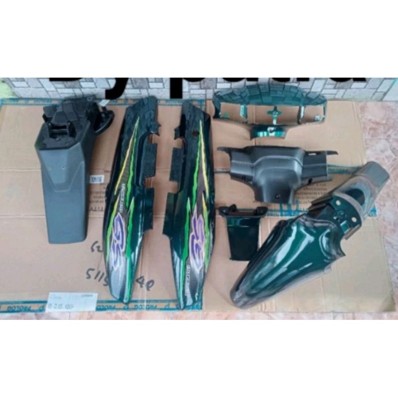 Fullset Body Halus Tornado GS Hijau Botol Berkualitas