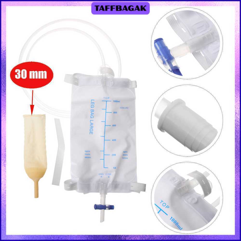 Kantong Urin Kateter Pria Catheter Urinal Bag 1L - RN130