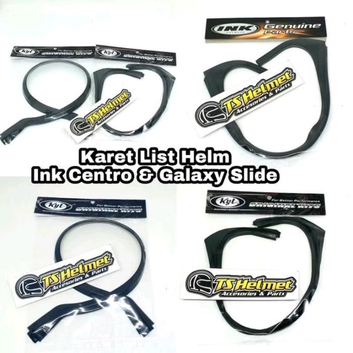 (Zacro Store) karet list helm INK Metro Dynamic KYT galaxy slide Dj maru Kyoto Original - kyt galaxy
