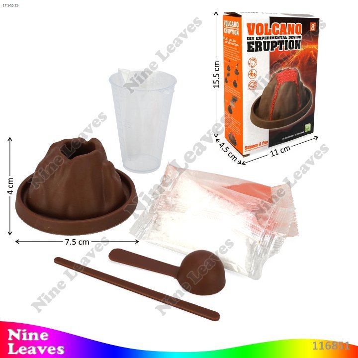 Mainan Anak DIY Volcano Eruption Mainan Edukasi