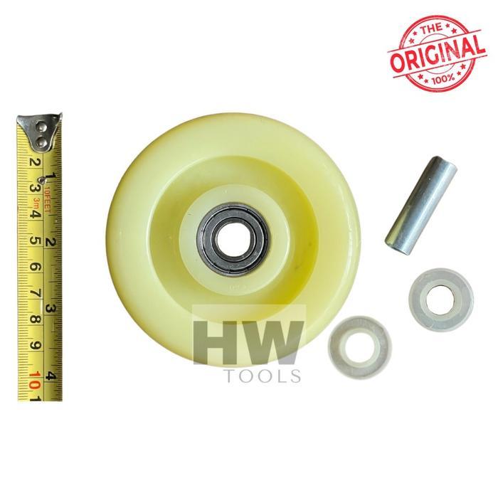 Roda Nylon Medium Duty 4" Wheel Only 4 Inch Nilon Trolley Etalase Lori - No Brand