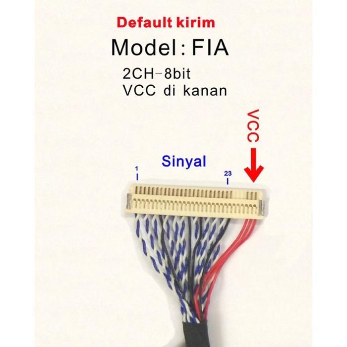 Universal Kabel LVDS FI 30  Dual Ch 8Bit LCD LED TV MONITOR 10-32in - FIA