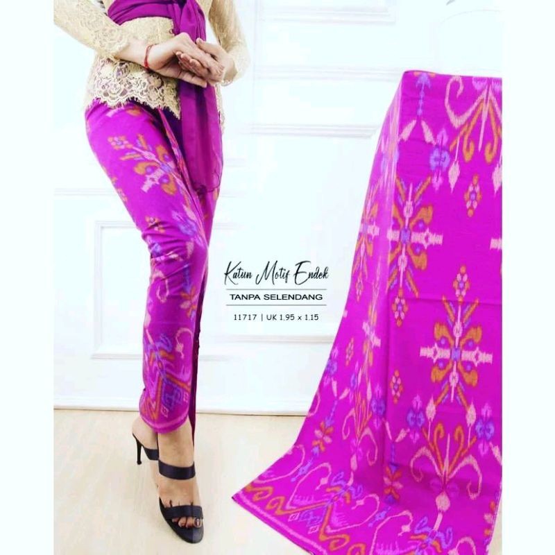 Kamen katun Endek motif endek mastuli