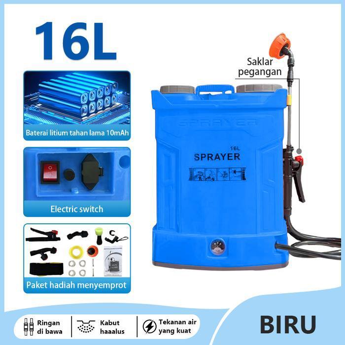 SHIER SPRAYER ELEKTRIK 16LITER 18 LITER TAKING SEMPROTAN ELEKTRIK - UPG ElektrikBule10AH-16L, With B